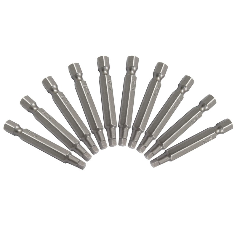LDEXIN 10Pcs Square Drill Bit Set 1/4 Inch Hex Shank