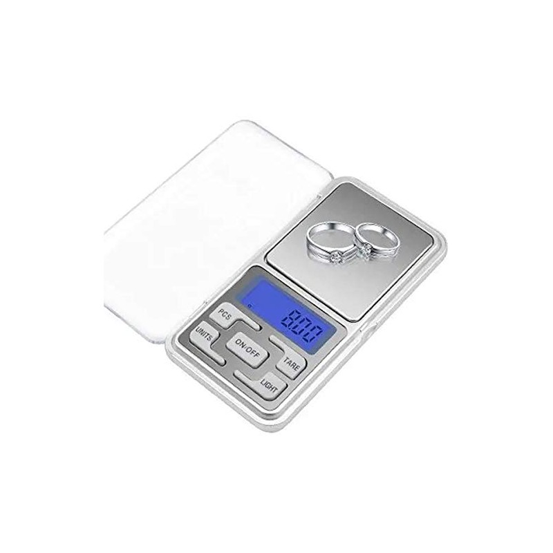 Bascula Digital Portátil Gramera 0.01g a 200g sensor de precisión