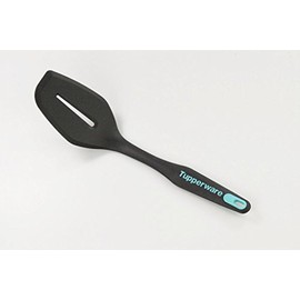 TUPPERWARE Turquoise-Black 10023 Spatula Ready to Handle