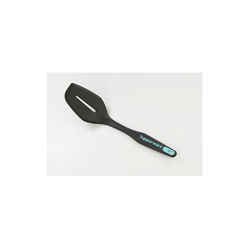 TUPPERWARE Turquoise-Black 10023 Spatula Ready to Handle
