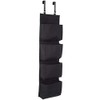 YNR NEW 4 SECTION OVER DOOR HANGING WARDROBE STORAGE UNIT