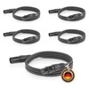ETEC Professional 5x XLR Audio Cable 1.5 m Black Microphone
