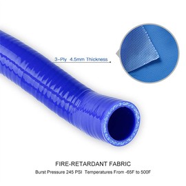 PLESIU Blue Radiator Silicone Hose for Yamaha YZ125 YZ 125 1996-2016 1997 1998 1999 2000 2001 2002