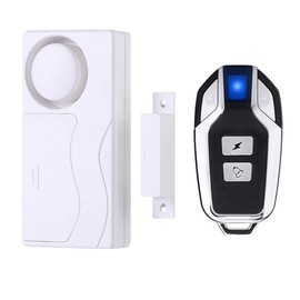 Window Door Sensor Burglar Alarm Entry Alert with Remote Controller, Wireless Anti-Theft Door Lock Anti Lost Magnetic Alarm for Home Business, 108dB High Volume