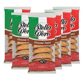 Stella D'oro, Almond Toast, 6.6oz Bag (Pack of 6) by Stella D'oro [Foods]