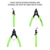 OEMTOOLS 25012 4 in 1 Combination Snap Ring Pliers Set,