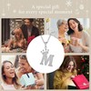 Hcvone Initial Silver Necklace Charm Choker Jewellery Birthday Christmas Letter