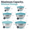 Priority Chef 6Pc Large Mixing Bowls With Lids Set with