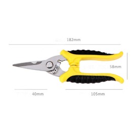SENRISE 182 mm Multifunctional Spring Loaded Metal Scissors for Metal Sheet Cutting
