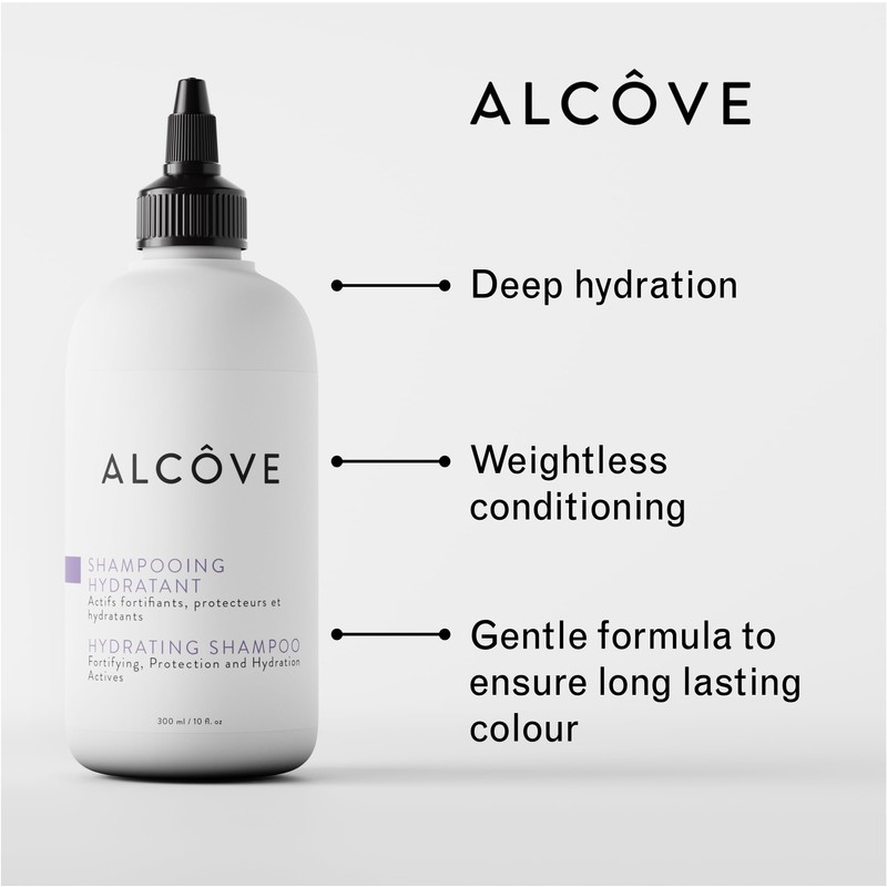 Alcôve - Hydrating Shampoo - Evening Primrose Oil, Mango Extract,