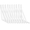 6 Inch Shelf Brackets, 10 Pack Heavy Duty L Brackets