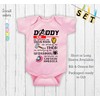 Daddy is ..Superhero -Cute Funny Novelty Shirt Baby Bodysuit Outfit