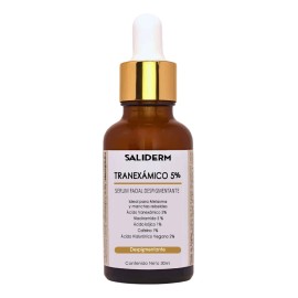 Suero Ácido Tranexámico 5% Saliderm Antimanchas Vegano Hipoalergénico 30mL