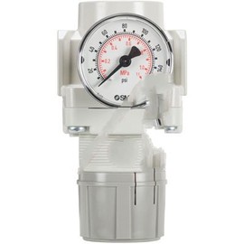 SMC Corporation AR30-N03GH-Z-A Regulator Sz 30 3/8 NPT Port 1 MPa Max/.05-.7 MPa Set Press. Round Gauge PNL MNT