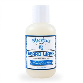 Maestro's Classic Mark of a Man Beard Wash, 4 Ounce by Maestro's Classic