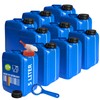 plasteo® 10 x 5 Litre Canister with Safety Lock (DIN