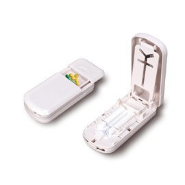 Pill Cutter for Small Pills, Tablet Splitter with Storage, Pill Crusher & Multi-Cut Options, Pill Cutters for Tablets UK for Elderly, Kids, Pets