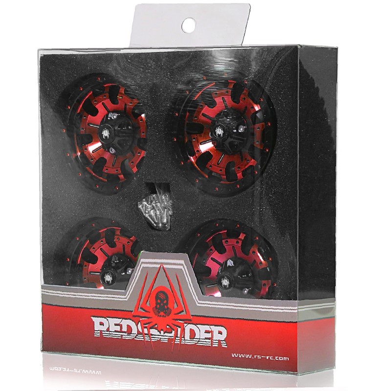 1.9 Beadlock wheels aluminium alloy，1.9 wheels Three color and style