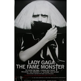 UNIVERSAL MUSIC GROUP Lady Gaga The Fame Monster DOUBLE SIDED MUSIC POSTER (1306)