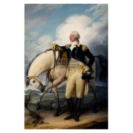 PRESIDENT GEORGE WASHINGTON AT VERPLANCK'S POINT PAINTING 4X6 PHOTO
