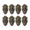 OTOTEC 8Pcs Box Case Latch Hasp, Retro Style Metal Duckbilled