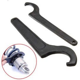 Kuashidai Motorcycle Universal Shock Absorber C Wrench Tool Adjustment Hook Wrench Chrome Vanadium Alloy Steel 45-52mm