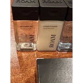 William Roam Travel Set 1oz Shampoo Conditioner Shower Gel Body Lotion Bar Soap