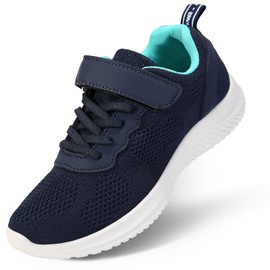 Apawwa Unisex Children's Shoes - Boys Girls Trainers, Children's Shoes for Boys and Girls, Children's Sports Shoes, Z2405 Navy