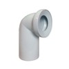 White WC Toilet Waste Water Pan Connector Soil Pipe 110mm