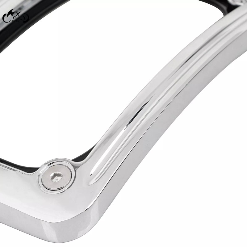 Unbranded Curved Laydown License Plate Mount Frame LED Light For