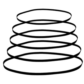 5 Pieces Turntable Belt Turntable Belts,Record Player Belt,Turntable Belt Replacement,Different Specifications Machine Recorder Rubber Belt for Repair Replacement Maintenance,5Pcs of 5 Sizes