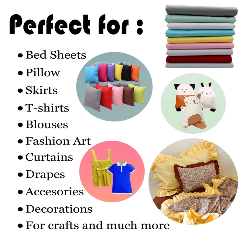 Virginia Tex Fabric, Sold by the Metre, 100% Cotton Fabric,
