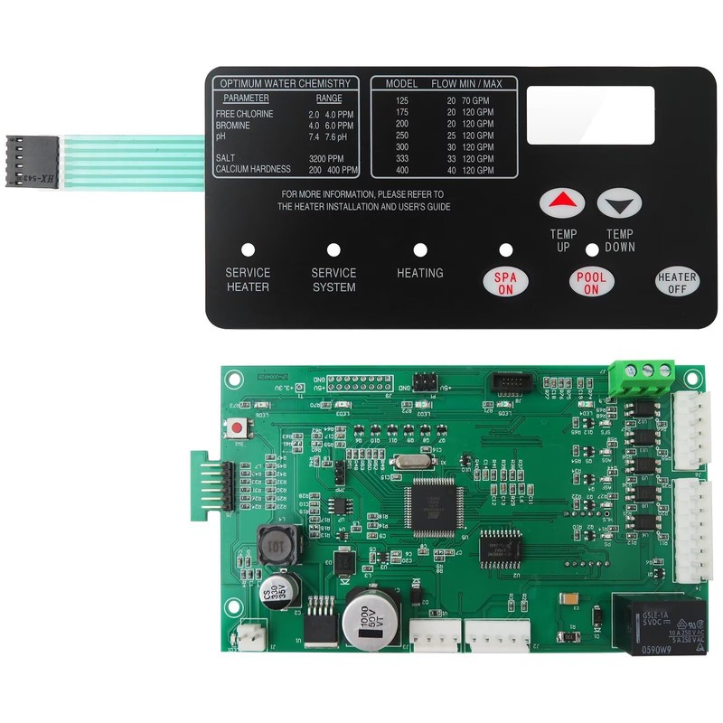 KOGUNXU 42002-0007S Control Board Kit with 472610Z Switch Membrane Pad