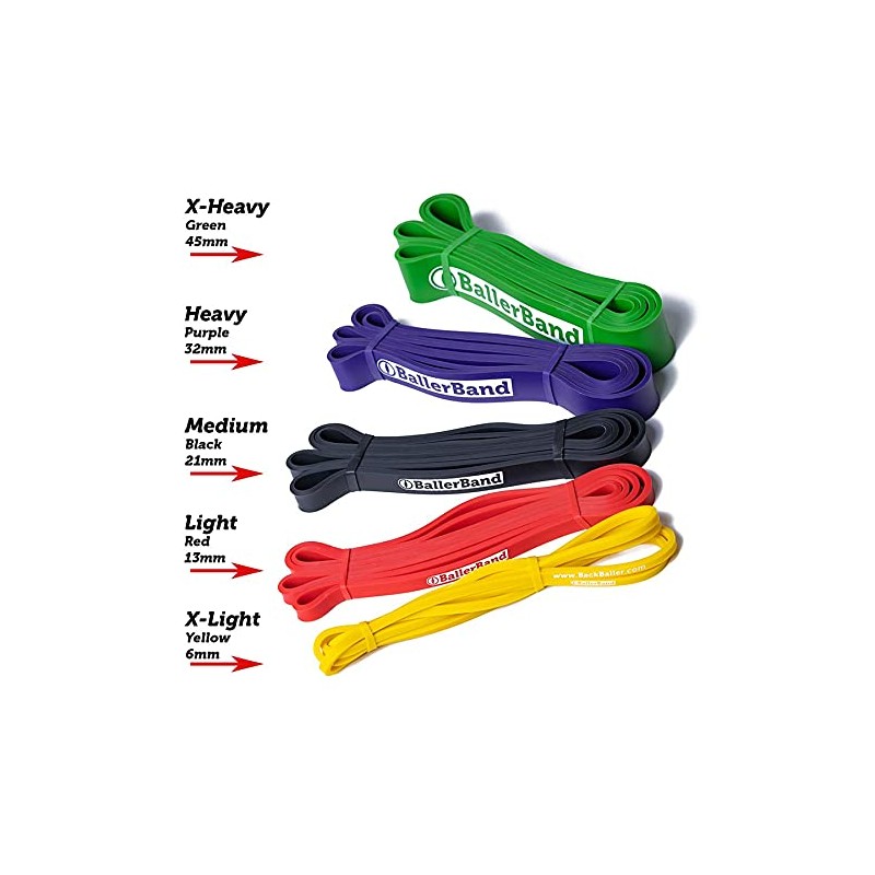 Exercise Band Bundle - Pull Up Assist Band - Premium