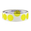 ChromaLabel 0.75 Inch Permanent Col-R-Lock Translucent Color Code Dot Stickers,