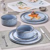 Herogo 18 Pieces Dishes Sets for 6, Stoneware Dinnerware Dishwasher