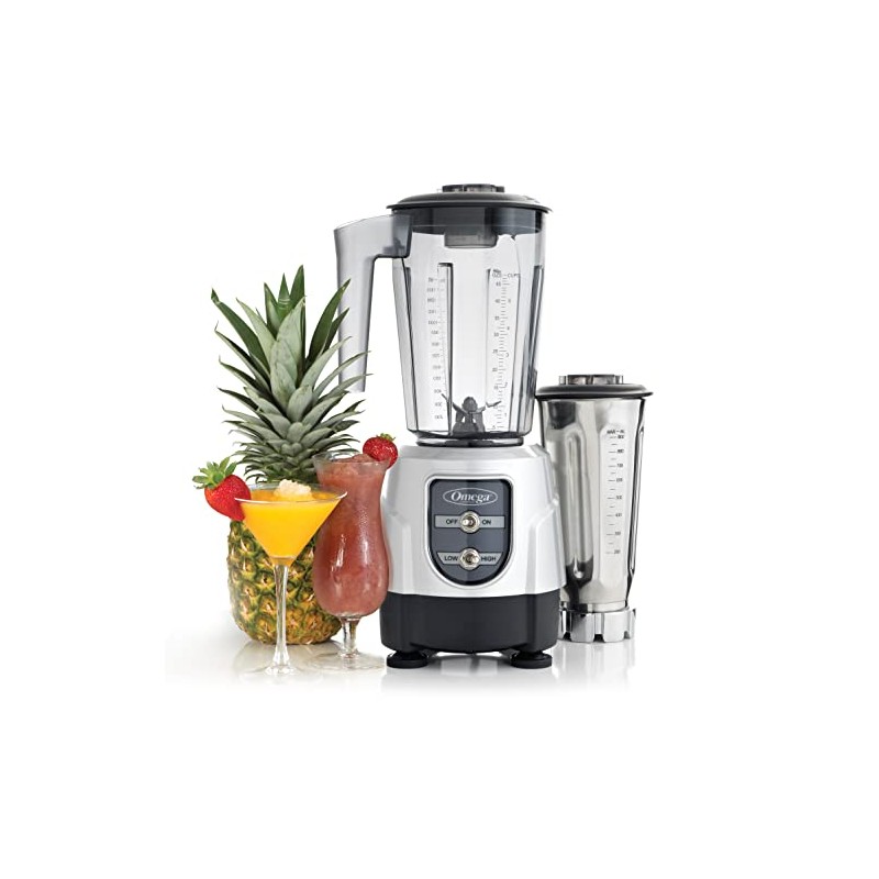 Omega BL390S Blender 1-HP Motor with Tritan Copolyester and Stainless