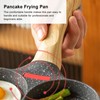 Egg Frying Pan Heat Sensitive Silicone Aluminium Pancake Frying Pan