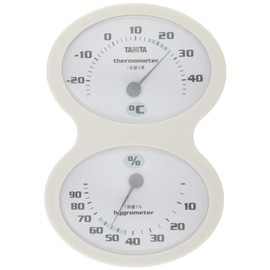 タニタ(Tanita) 温湿度計 温度 湿度 アナログ 壁掛け ホワイト TT-509 WH