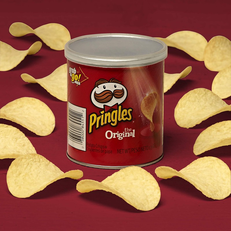 Pringles Potato Crisps Chips, Original Flavored, Single Serve, Grab and