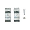 1-3/8" Chain Link Fence Panel Clamps, Galvanized Fence Dog Kennel
