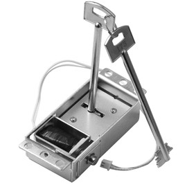 Electromagnetic Solenoid Safe Lock Replacement, 2 Override Unique Keys, Gun Safe Part for Safe Keypad