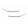 2PCS Car Front Bumper Molding Chrome Strip Trim Cover Left