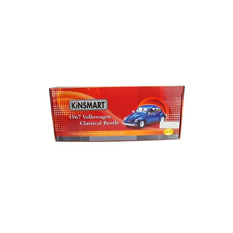 KiNSMART 1967 Volkswagen Beetle 1/24 (negro)
