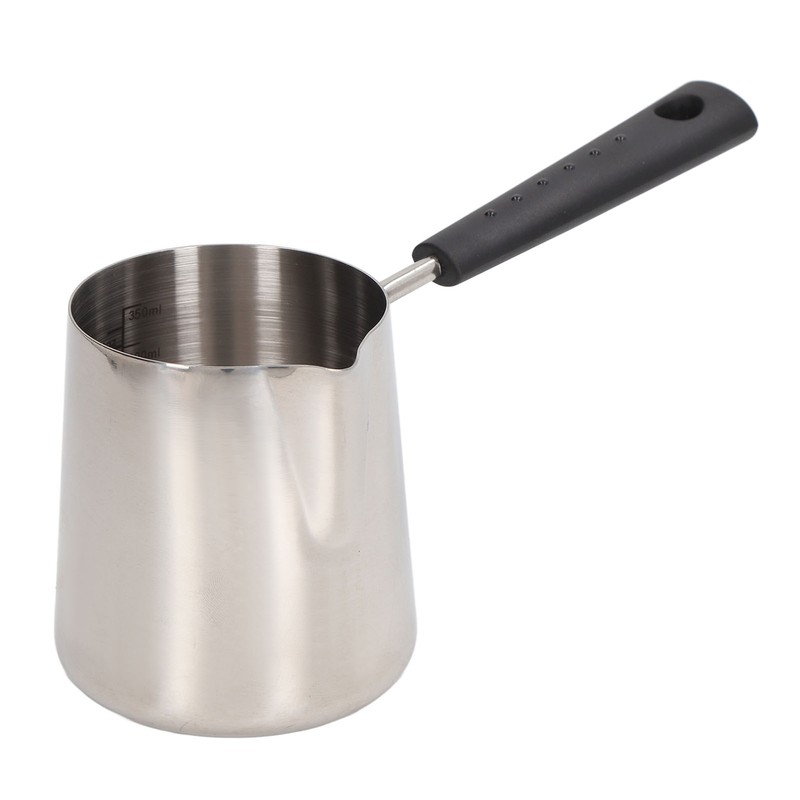 Coffee Milk Frothing Pitcher Cup 304 Stainless Steel Long Handle