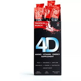 4D Clean Energy Drink Mix + Electrolytes + Immune Support + MultiVitamins +