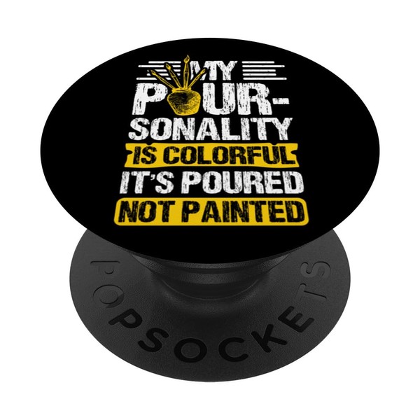 Acryl Farbrad Design für Acrylfarbe Gießen PopSockets mit austauschbarem PopGrip