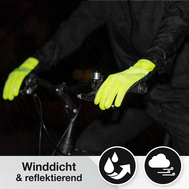Valkental® GloRider V2 Windproof Cycling Gloves, Padded & Grippy, Winter