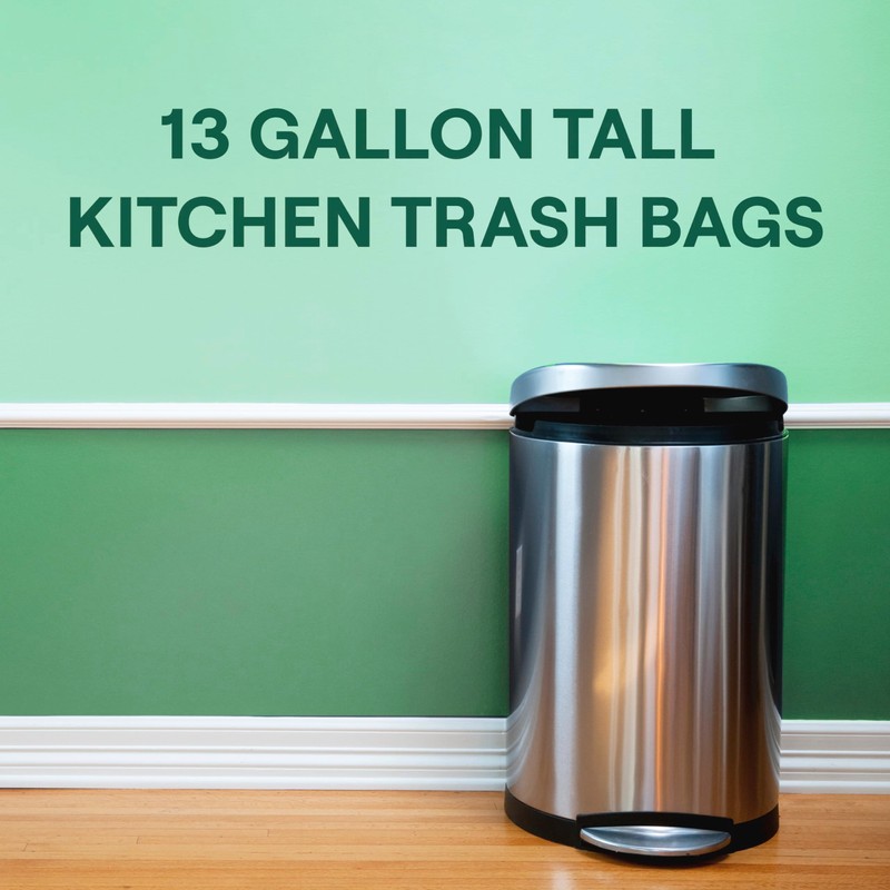 Seventh Generation Extra Strong Tall Kitchen Trash Bags 13 Gallon
