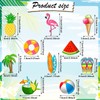 LQTSLFM Summer Wooden Pendants, Pack of 20, Decorative Hawaii Pendants,
